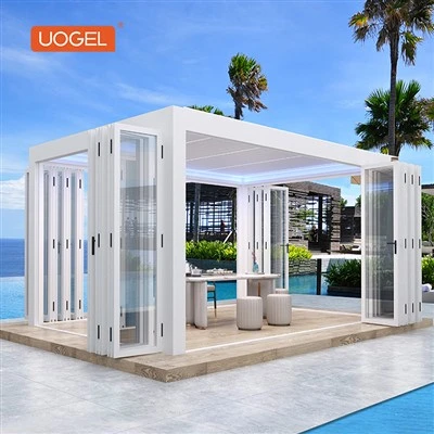 Pergola Folding Glass Hɔn lɛ